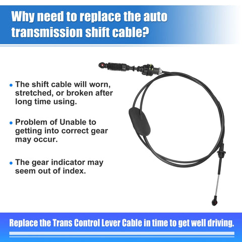 Chevrolet Blazer S10 Transmission Gear Shift Cable (1997-1997)