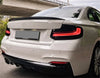 BMW 2 Series F22 F87 Glossy Black Rear P Style Spoiler Wing (2014-2019)