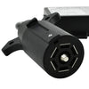 US to EU Trailer Light Converter 7-Way Blade to 7-Pin Round Plug