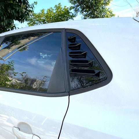 VW Polo MK6 Rear Side Window Louver Trim Cover (2017-2023)