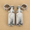 Harley Sportster XL 22mm 25mm 32mm 35mm Adjustable Chrome Footpeg Clamps
