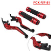 Honda ADV150 Red Extendable Brake Clutch Levers Grip Set (2019-2020)