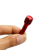 Car Interior Accessories Red Aluminum Door Lock Stick Knob Pull Pins Cover