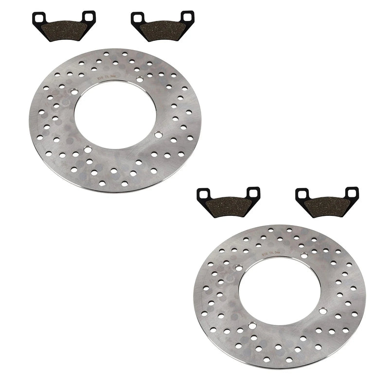 Arctic Cat 550 H1 EFI 4x4 TRV GT Auto Front Brake Rotors Pads (2009–2011)