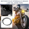 Motorcycle Brake Line 74.8" 10mm Stainless Steel Black
