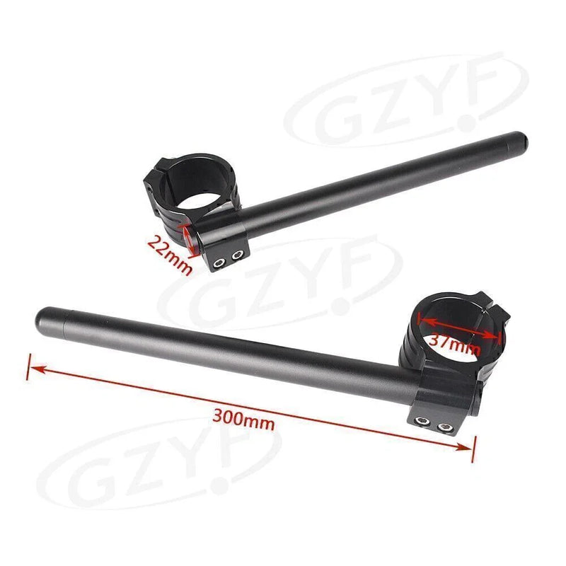 Universal Motor - Silver 32/37/55mm Clip-on Handlebar Fork Tubes