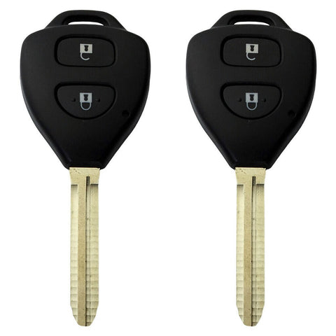 3 x 2 Button Key Remote Case Shell For Toyota Rav4