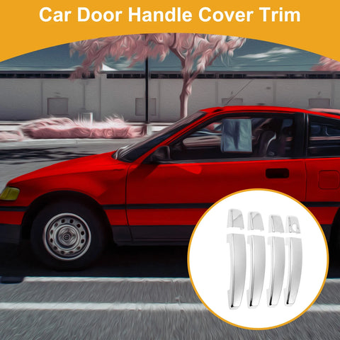 Chevrolet Cruze Camaro Aveo Silver Tone Door Handle Cover Trim Car