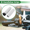 Motorcycle TPU White 25mm Hand Grips Cover Kit