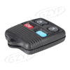 Ford Mercury 4 Button Keyless Remote Control Key Shell Cover (2000-2010)