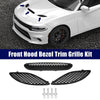 Dodge Charger Black Hood Bezel Front Trim Grill Kit (2015-2020)