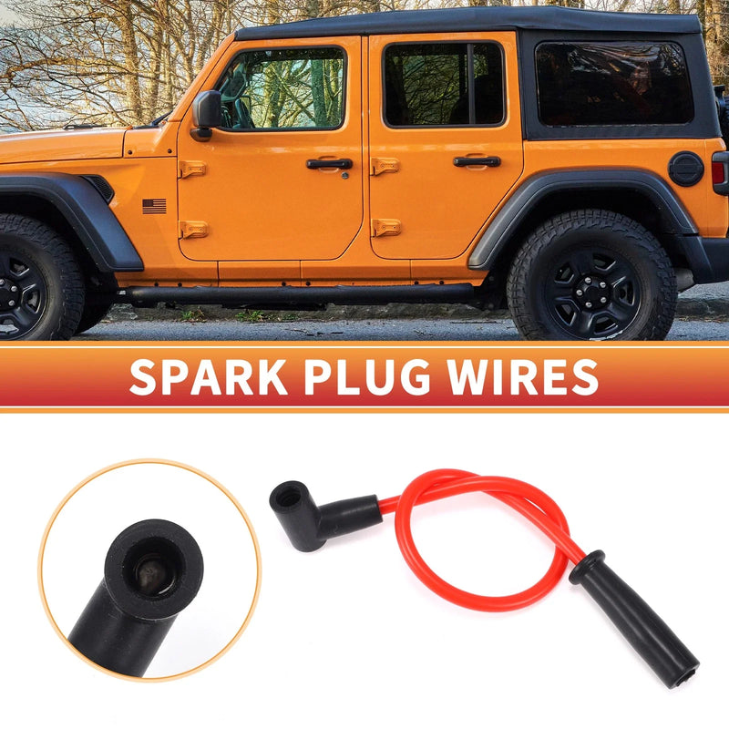 Jeep Cherokee XJ 7 Pcs Spark Plug Wire Ignition Coil Cables (1984-2001)