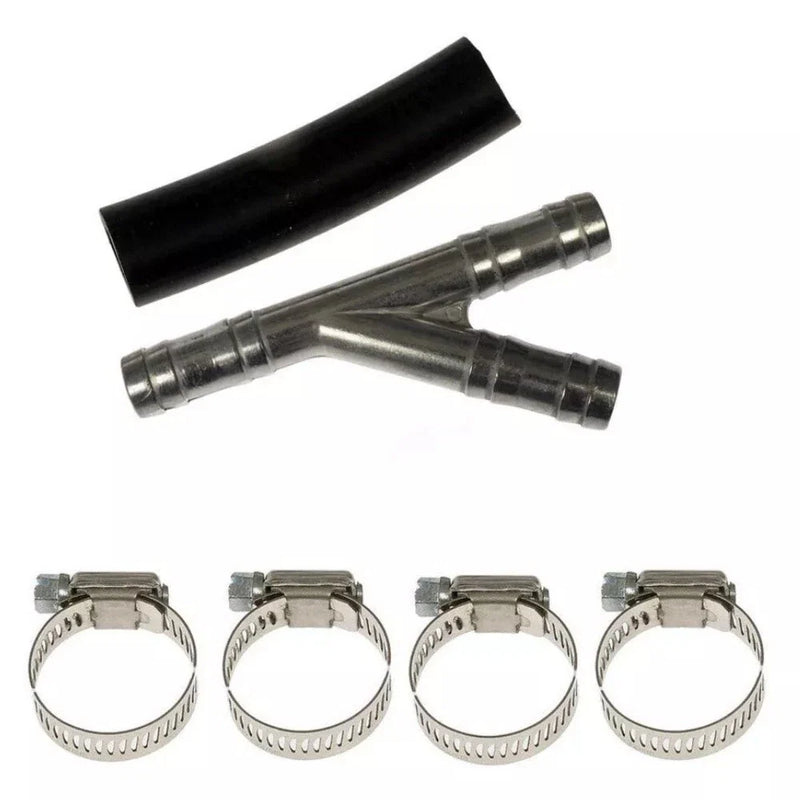 Dodge Grand Caravan Heater Hose Connector w/ Clamps (2008-2020)