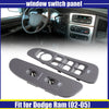 Dodge Ram 1500 2500 3500 Grey Door Window Switch Bezel Master Cover (2002-2010)