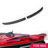 JCW Carbon Fiber Spoiler Lip Fins / Pair / Mini Cooper (2014–)