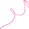 Car Interior with Cigarette Lighter Pink EL Wire Neon Strip Light
