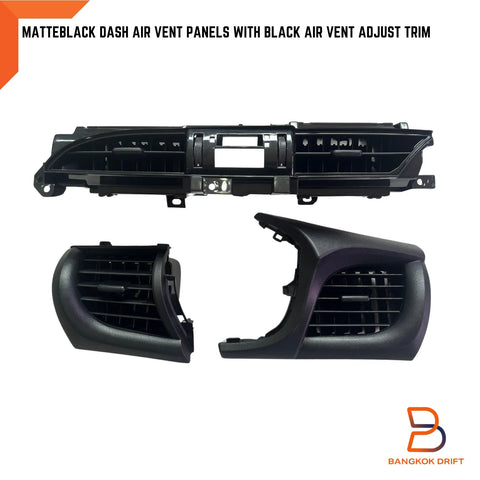Toyota Hilux Ute Revo Black Center Dashboard Air Vents Panel (2015-2024)