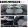 Honda Fit (2002-2007) Black Carbon Fiber Retractable Cargo Cover