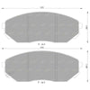 Kia Sorento Front Disc Brake Pads Set (2003 - 2009)