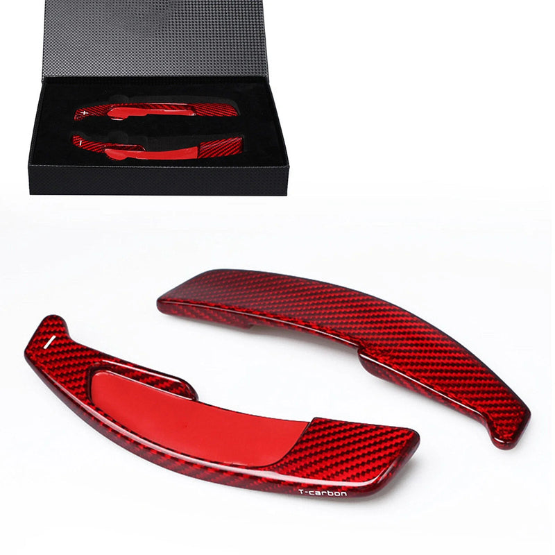 AMG 2 x Carbon Fiber Red Shift Paddle Extensions (2010-2012)