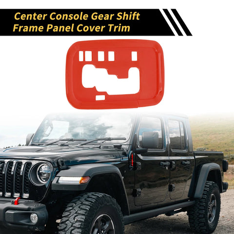 Jeep Wrangler JK Center Console Gear Shift Frame Panel Trim (2007-2018)