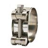Motorcycle 56mm-59mm Exhaust Pipe Clamp Stainless Steel