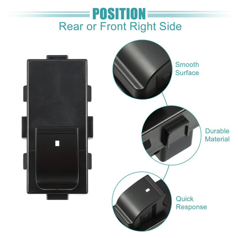 Cadillac Escalade, Chevrolet HHR, GMC Power Window Switch