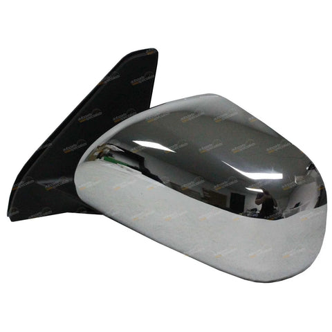 Toyota Landcruiser Prado 120 Series LH Chrome Electric Mirror (2002–2009)