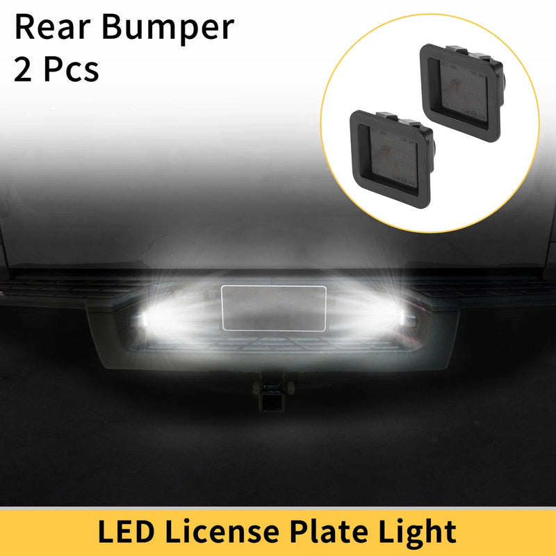 Ford F-150 (2015-2023) Smoked Lens 2 x License Plate Light Tag Lamps