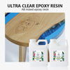 Art DIY UV Crafts Glass & Water Coating 1L Epoxy Resin 1:1 AB Kit