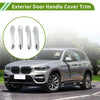 BMW X3 Silver Exterior Door Handle Cover Trim (2018-2022)