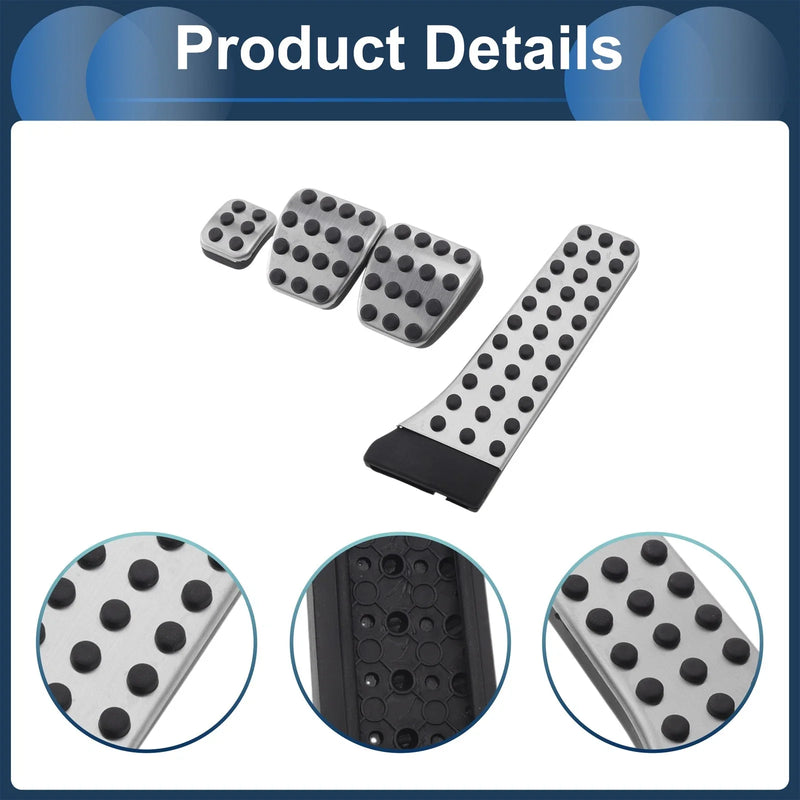 Mercedes Benz C-Class 4 Pcs Manual Transmission Foot Accelerator Pedal Covers