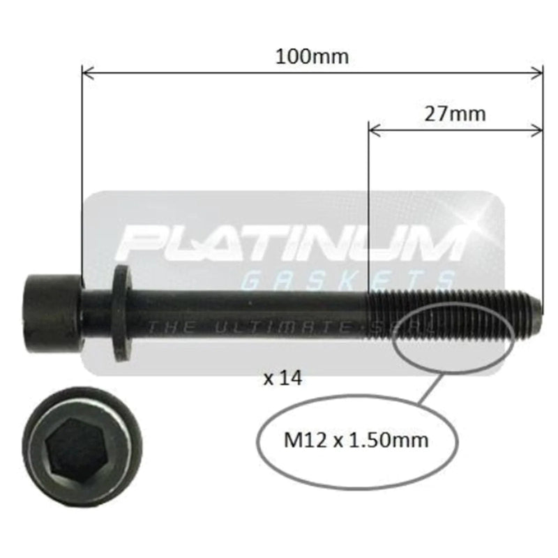 Nissan Patrol GU Cylinder Head Bolt Set 6cyl 4.8L TB48DE (2001-2010)