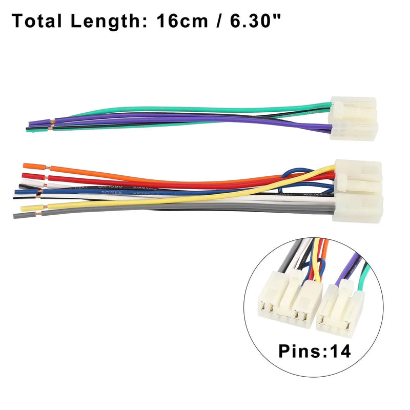 Toyota Car CD Player Wiring Harness Radio Adapter Set (1987-2023)