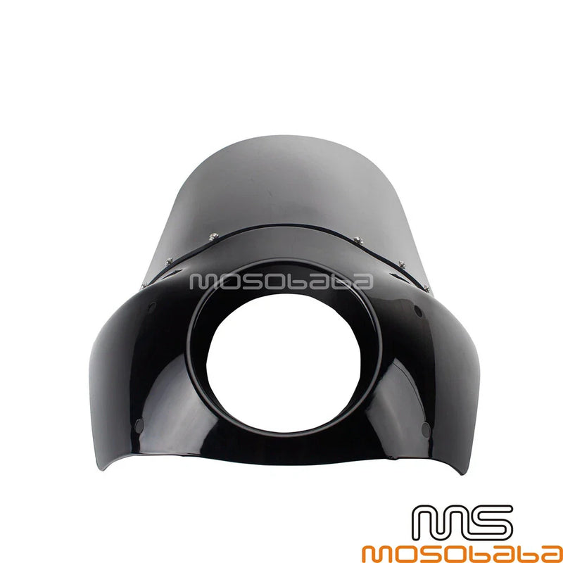 Harley Low Rider FXLR, Softail Standard FXST Black Headlight Fairing (18-22)