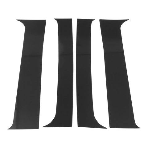 Chevy Silverado (2000-2006) Black 4 Pcs Door Pillar Window Trim