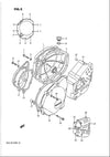 Suzuki GSX-R1100 Kit De Couvercle Moteur En Acier Inoxydable