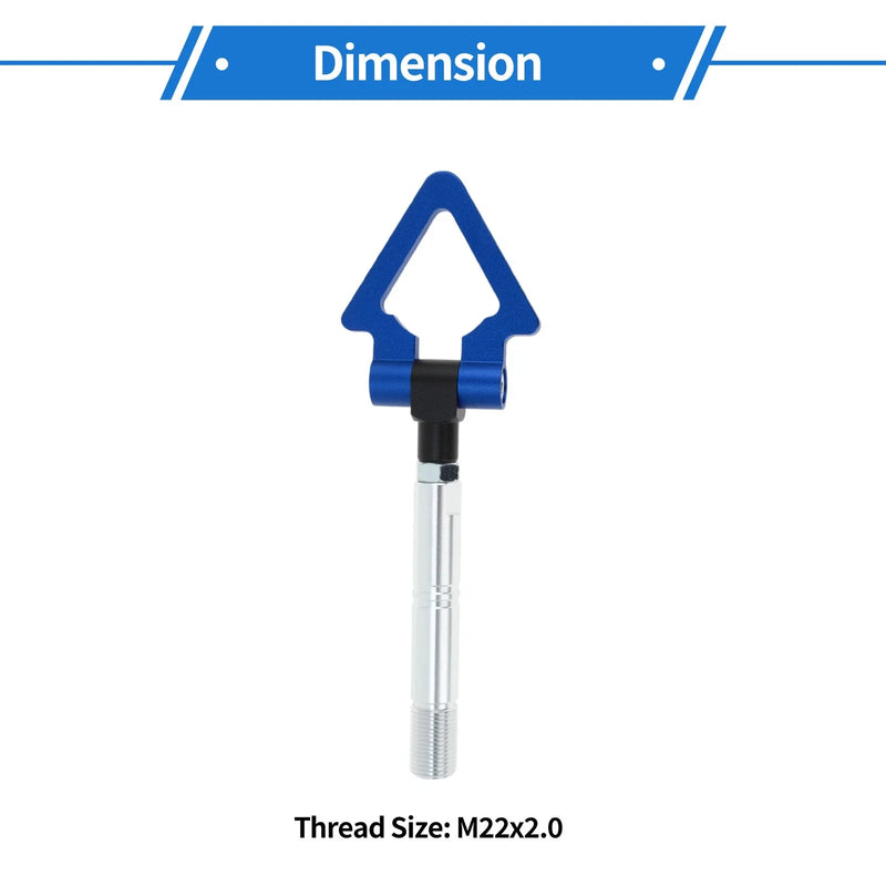 Toyota Avanza Folding Screw-on Tow Hooks (Blue)