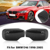 BMW E46 Rear View Mirror Cover Cap Carbon Fiber (1998-2005)