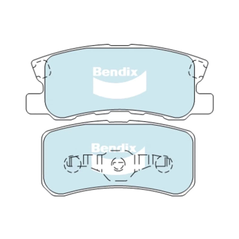 Mitsubishi ASX Rear Disc Brake Pad Set GCT (2010-2012)
