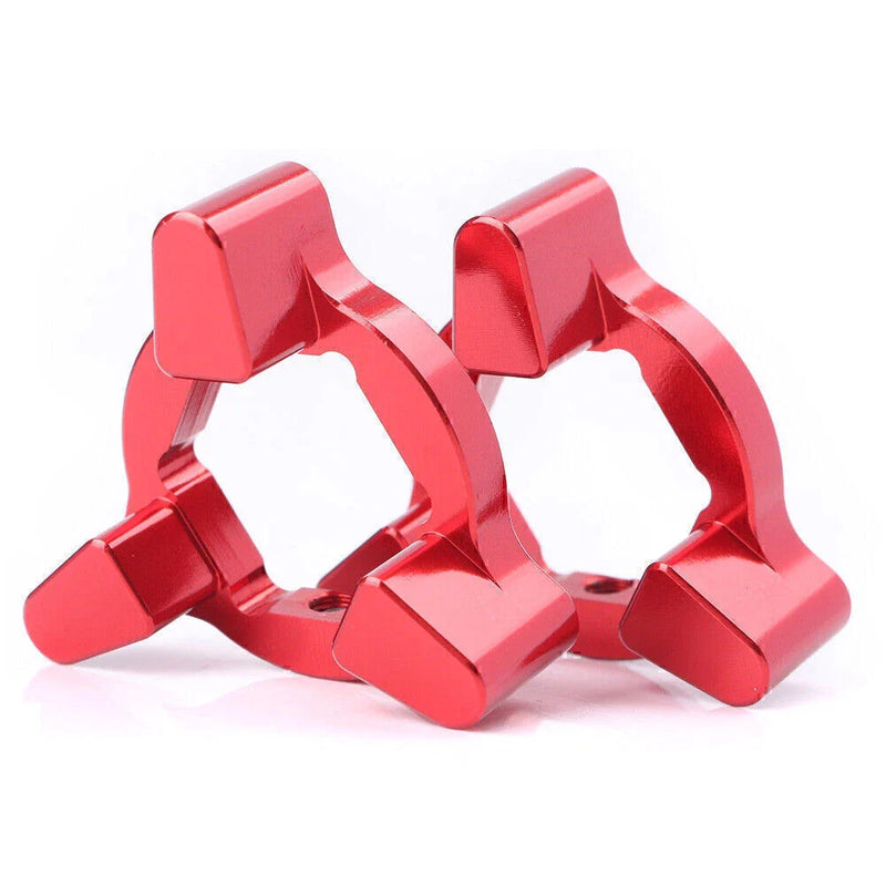 Universal Motorcycle CNC RED 17mm Front Fork Preload Adjusters