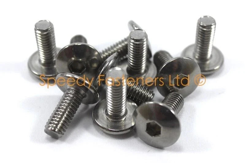 Honda CBR 600 900 Fireblade RVF 10x Stainless Steel Fairing Bolts m6x16