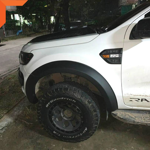 Ford Ranger T6 PX2 Matte Black Fender Flares (2015-2018)