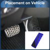 Jeep Grand Cherokee (2022-2025) Blue Aluminum Footrest Pedal Cover 1 Pcs