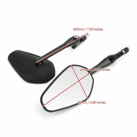 Moped Quad ATV Scooter Pair Handlebar Mirrors (2010-2023)