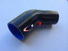 Car 2.5" to 3" 64mm - 76mm Silicone 45° Elbow Reducer Hose