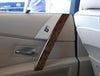 BMW E60 E61 (2004-2006) Woodgrain Rear Left Door Handle Trim Cover