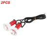 Car Motorcycle Rainproof Red 2 x License Plate Light Led Tag Lamp