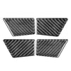 Ford Mondeo (2013-2019) Carbon Fiber Black 4 x Door Handle Bowl Panel Cover Trim