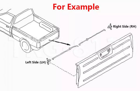 Toyota Hilux MK6 MK7 Tailgate Lock Latch (2005-2015)